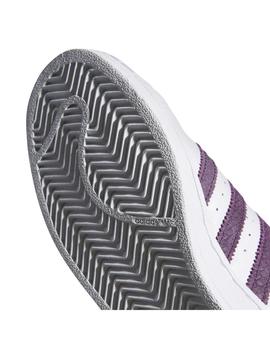 Zapatillas Superstar W Blanco/Morado