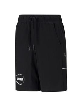 Pantalon corto Puma Alpha Jersey Negro Niño