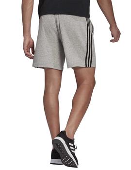 Pantalon corto Adidas M 3S FT Gris/Negro Hombre
