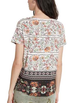 Camiseta Desigual Cracovia Multicolor Mujer