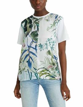 Camiseta Desigual Budapest Crudo Mujer