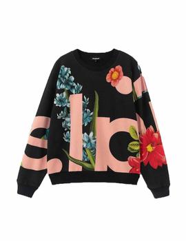 Sudadera Desigual Berlin Negro/Multicolor Mujer