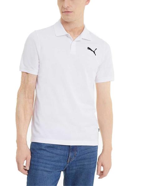 Camiseta Polo Puma Ess Pique Hombre Negra