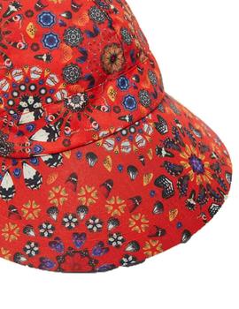 Gorra Desigual Butterfly Galactic Rojo Mujer