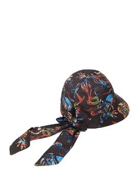 Gorra Desigual Tropicuban Print Negro Mujer