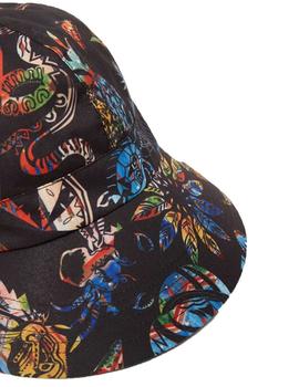 Gorra Desigual Tropicuban Print Negro Mujer