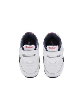 Zapatillas Reebok CLJog Blanco/Marino/Rojo