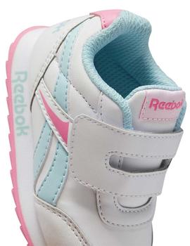 Zapatillas Reebok Royal CLJog Blanco/Ros/Azul Niña