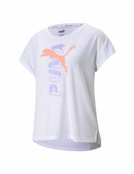 Camiseta Puma Modern Sports Blanco Mujer