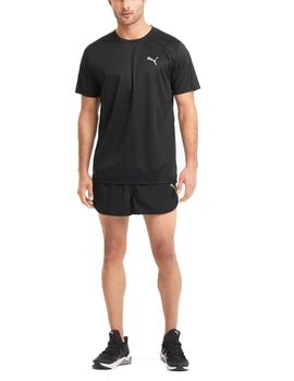 Short Puma Run Favorite Split Negro Hombre