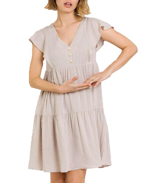 Vestido Naf Naf MC Lpresente Beige