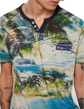 Camiseta Desigual Cebrian Multicolor Hombre