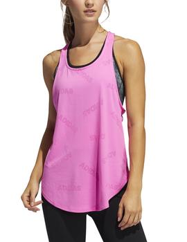 Camiseta Adidas Adi Jaqrd Tank Fucsia Mujer