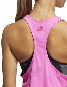 Camiseta Adidas Adi Jaqrd Tank Fucsia Mujer