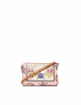 Bolso Desigual Pink Boho Durban Multicolor Mujer