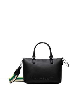 Bolso Desigual Embosse Half Logo Padua Negro Mujer