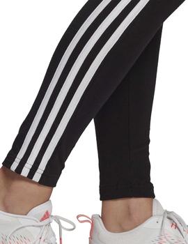Leggings Adidas W 3S Negro/Blanco Mujer