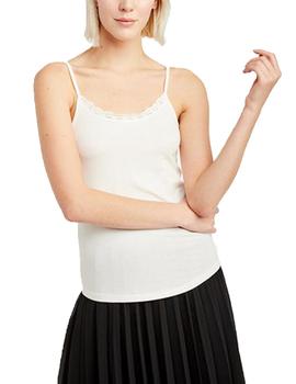Camiseta Naf Naf SM Poapi Blanco Mujer