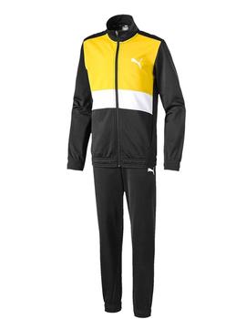 Chandal Puma Poly Suit CL Amarillo/Negro Niño