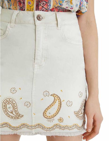 Desigual Billi Jeans Blanco