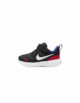 Zapatillas Nike Revolution 5 (TDV) Negro/Az/Rj