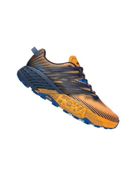 Zapatilla Hoka Trail Speedgoat 4  Naranja/Mno