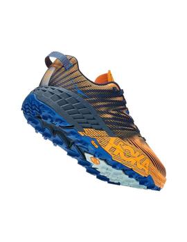 Zapatilla Hoka Trail Speedgoat 4  Naranja/Mno