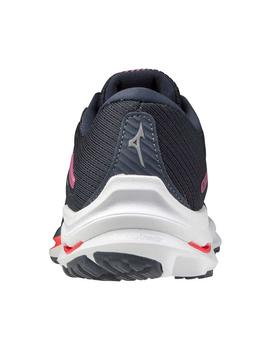 Zapatillas Mizuno Wave Rider 24 W Gris/Rosa Mujer