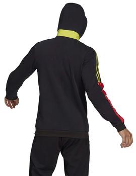 Sudadera Adidas Tiro SW Negro/Rojo/Am Hombre