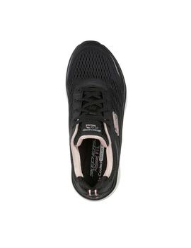 Zapatillas Skechers D'Lux Walker Negro/Blanco Mujer