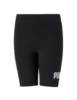 Malla corta Puma ESS Logo Negro/Blanco Mujer