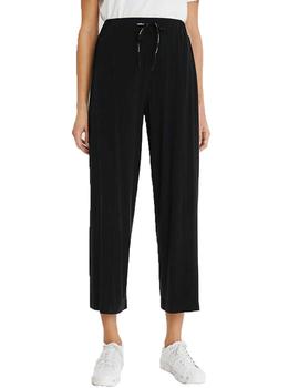 Pantalon Desigual Fluid Pant  Negro Mujer