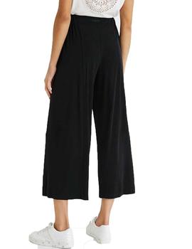 Pantalon Desigual Fluid Pant  Negro Mujer