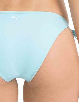 Braga de bikini Puma Swim Side Tie Verde agu Mujer