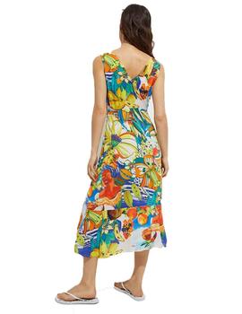 Vestido Desigual Ibiza Multicolor Mujer