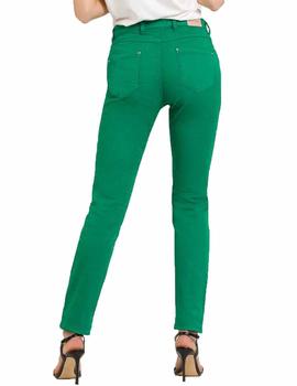 Pantalon Naf Naf Powi 20 Verde Mujer