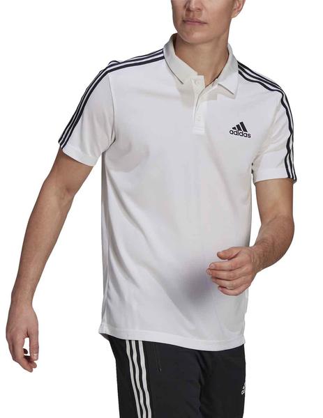 Minimizar molécula Desarmado Polo Adidas M 3S PS Blanco/Negro Hombre