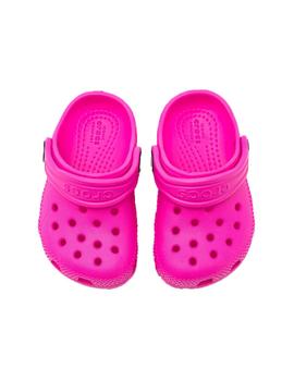 Zuecos Crocs Classic Clog K Fucsia Niña