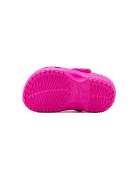 Zuecos Crocs Classic Clog K Fucsia Niña