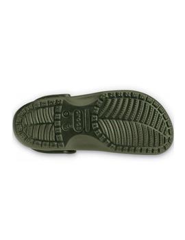 Zuecos Crocs Classic Verde Militar