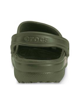 Zuecos Crocs Classic Verde Militar