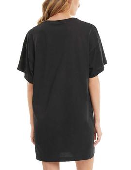 Vestido Puma Rebel Tee Dress Negro Mujer