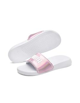 Chanclas Puma Popcat 20 Iri Blanco/Rosa Mujer