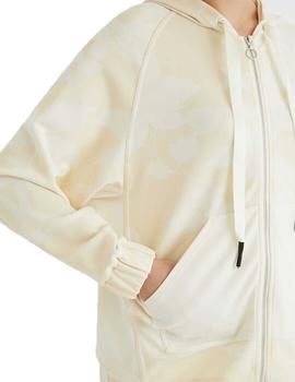 Chaqueta Desigual HD Zip Pintucks Camo Crudo Mujer