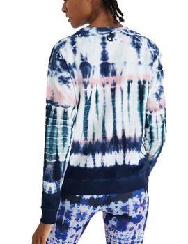 Sudadera Desigual Crewneck Tie Dye Multicol Mujer