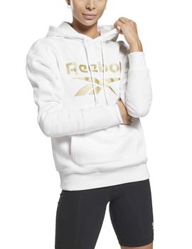 Sudadera Reebok RI BL Fleece Blanco Mujer