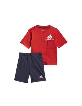 Set Adidas I BOS Sum Rojo/Marino