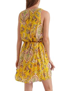 Vestido Desigual Adriana Amarillo Mujer