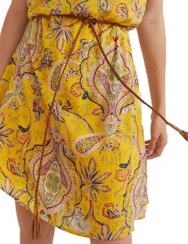 Vestido Desigual Adriana Amarillo Mujer