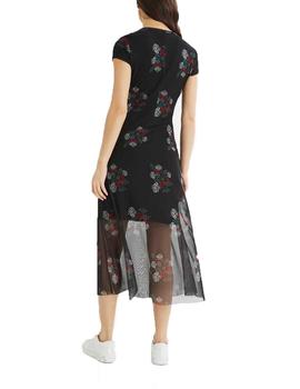 Vestido Desigual Estela Negro Mujer